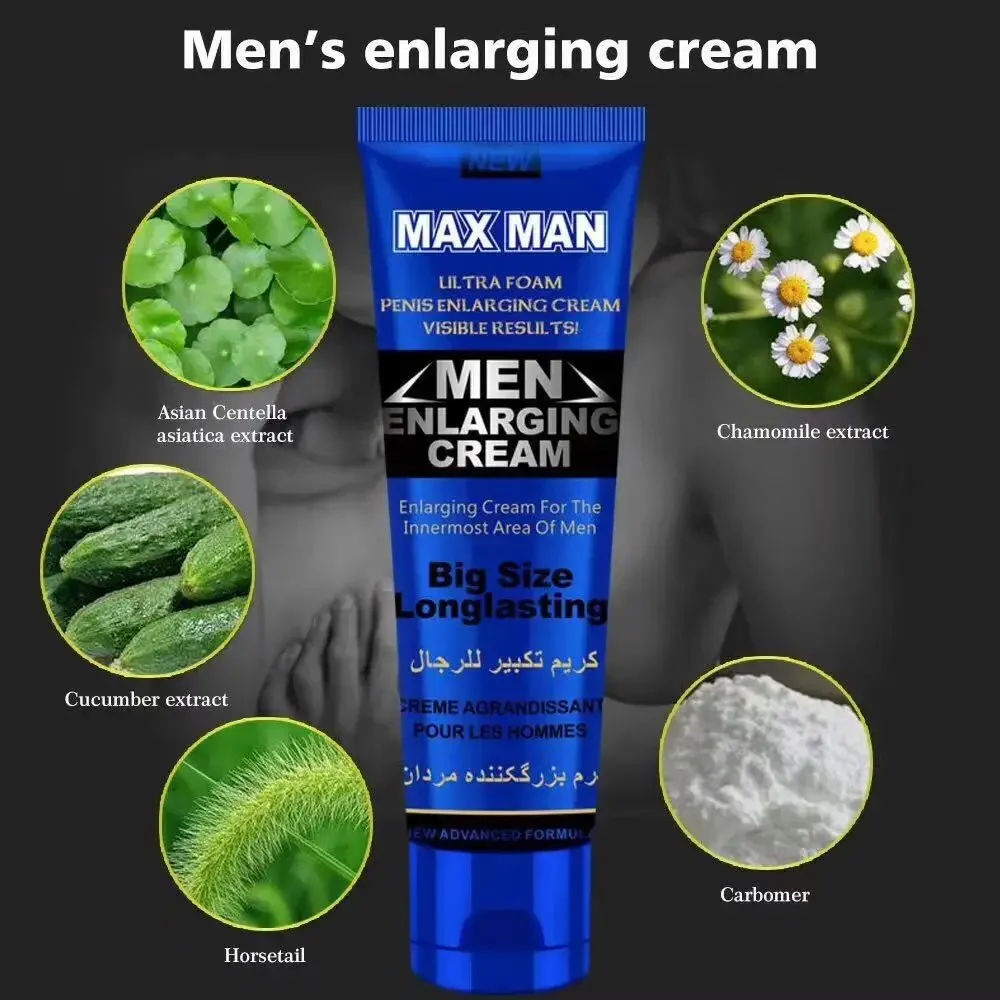 Wholesale Most Popular Daily Life Use Body Natural Max Man Massage Cream For Penis Pump Men Body Relax Massage Gel Couple Sex