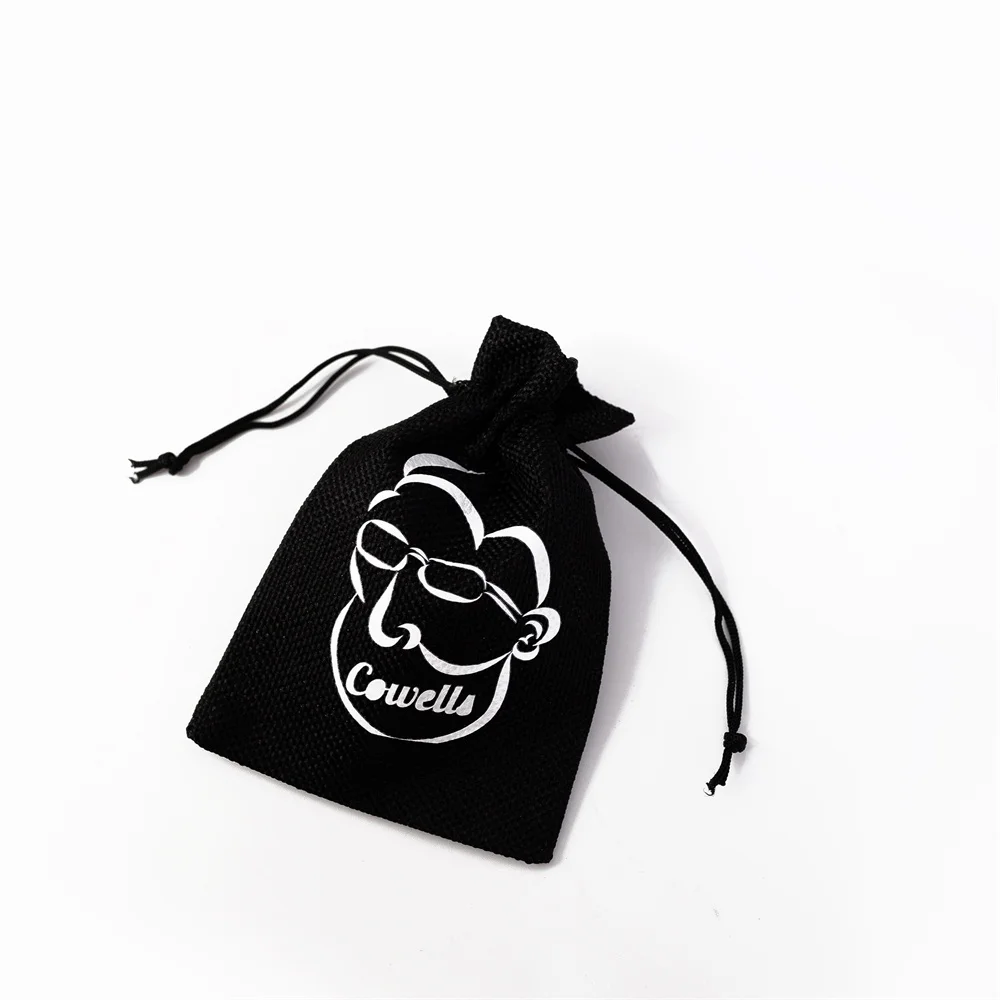 Wholesale Burlap Bag Black Jute Bag Jewelry Pouch Gift Burlap Sack Packaging