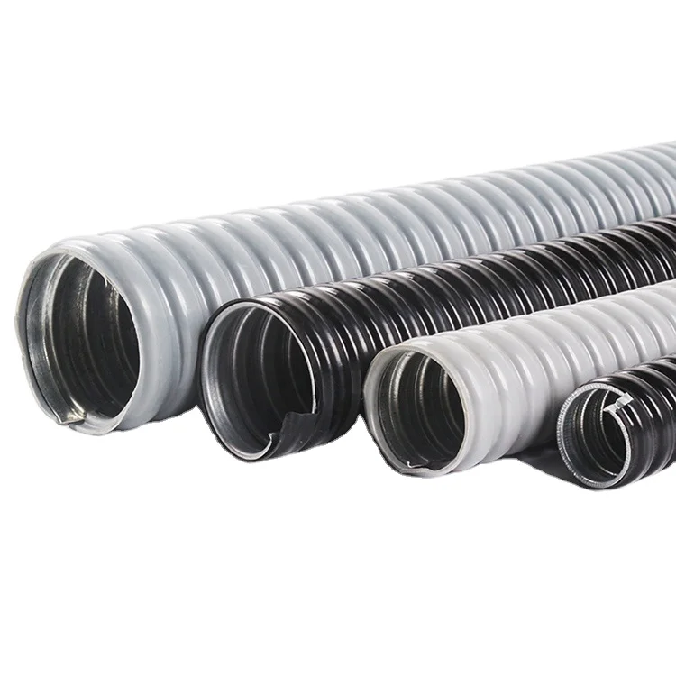 
PVC Coated Metal Flexible Conduit Factory Direct Sell Flame Retardant Durable 