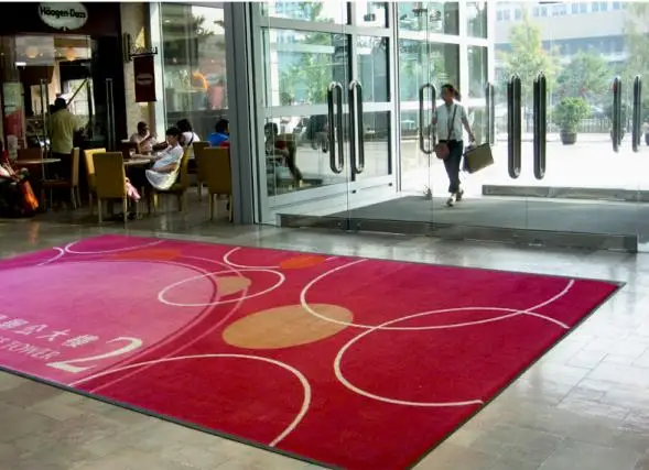 Popular Personalized Promotional Indoor Outdoor Welcome Floor Digital logo PVC Printing Mat