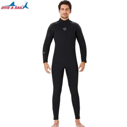 DIVE&SAIL High Quality 5mm Neoprene Wetsuits Mens Full Body Diving Wet Suit Women Long Sleeve Keep Warm Snorkeling Scuba Wetsuit