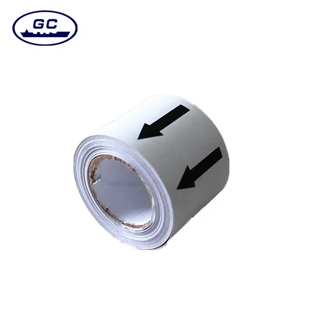 Strong Adhesive Pipe Identification Tape For Distinguish Pipelines With Different Colors