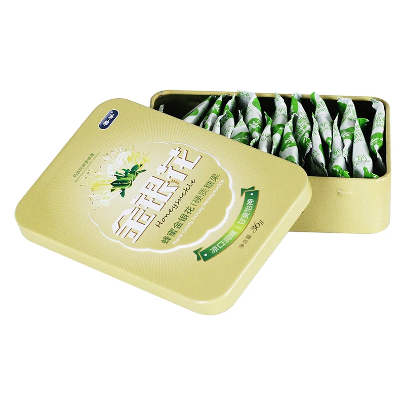 Spot Wholesale Honey Honeysuckle Hard Candy Throat Saliva Thirst Throat Discomfort