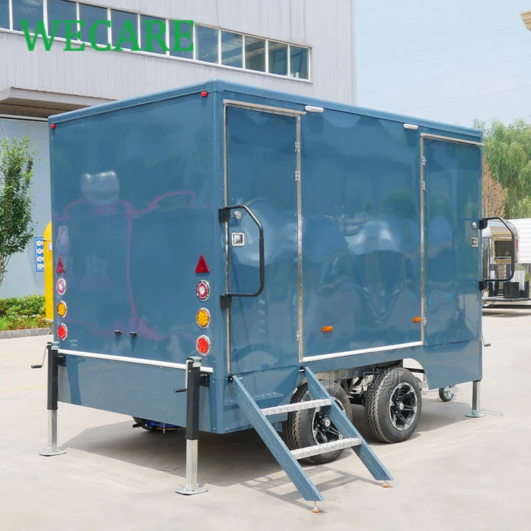 Wecare, индивидуальный дизайн, китайский завод, роскошный мобильный портативный VIP-трейлер для туалета