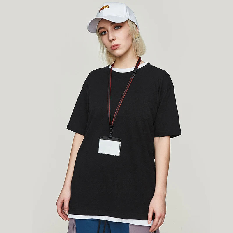 
Street Style Oversized Camisetas Hip Hop T-Shirt Men Custom Reflective T Shirt Printing T Shirt 