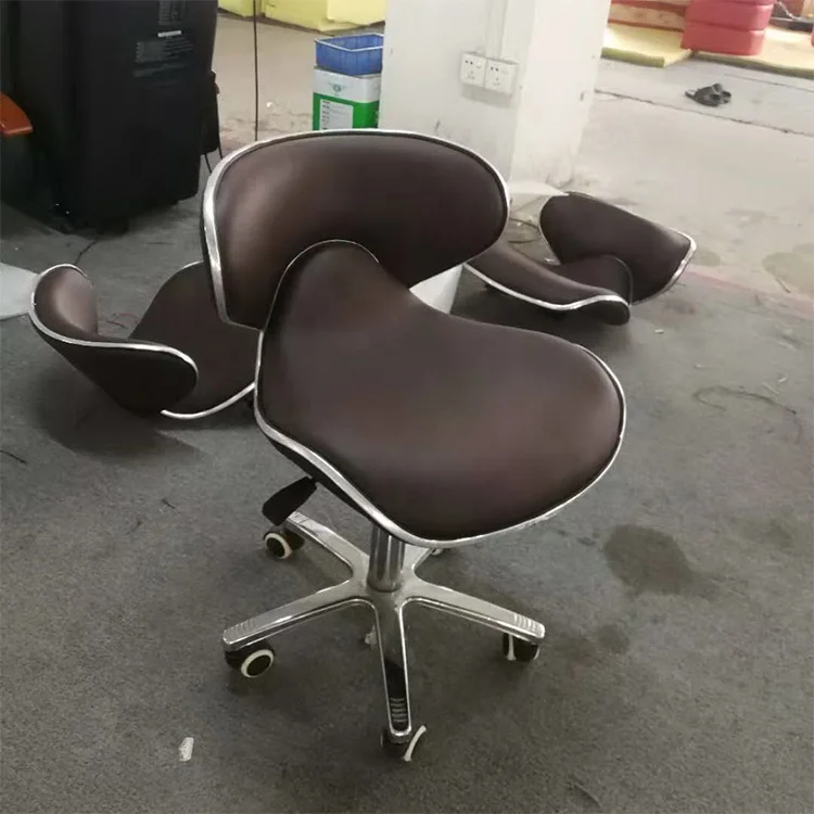 Kisen Manufacturer Professional Produce Barbershop Furniture Beauty SPA Pedicure Technician Stool Master Chair for Massage Table
