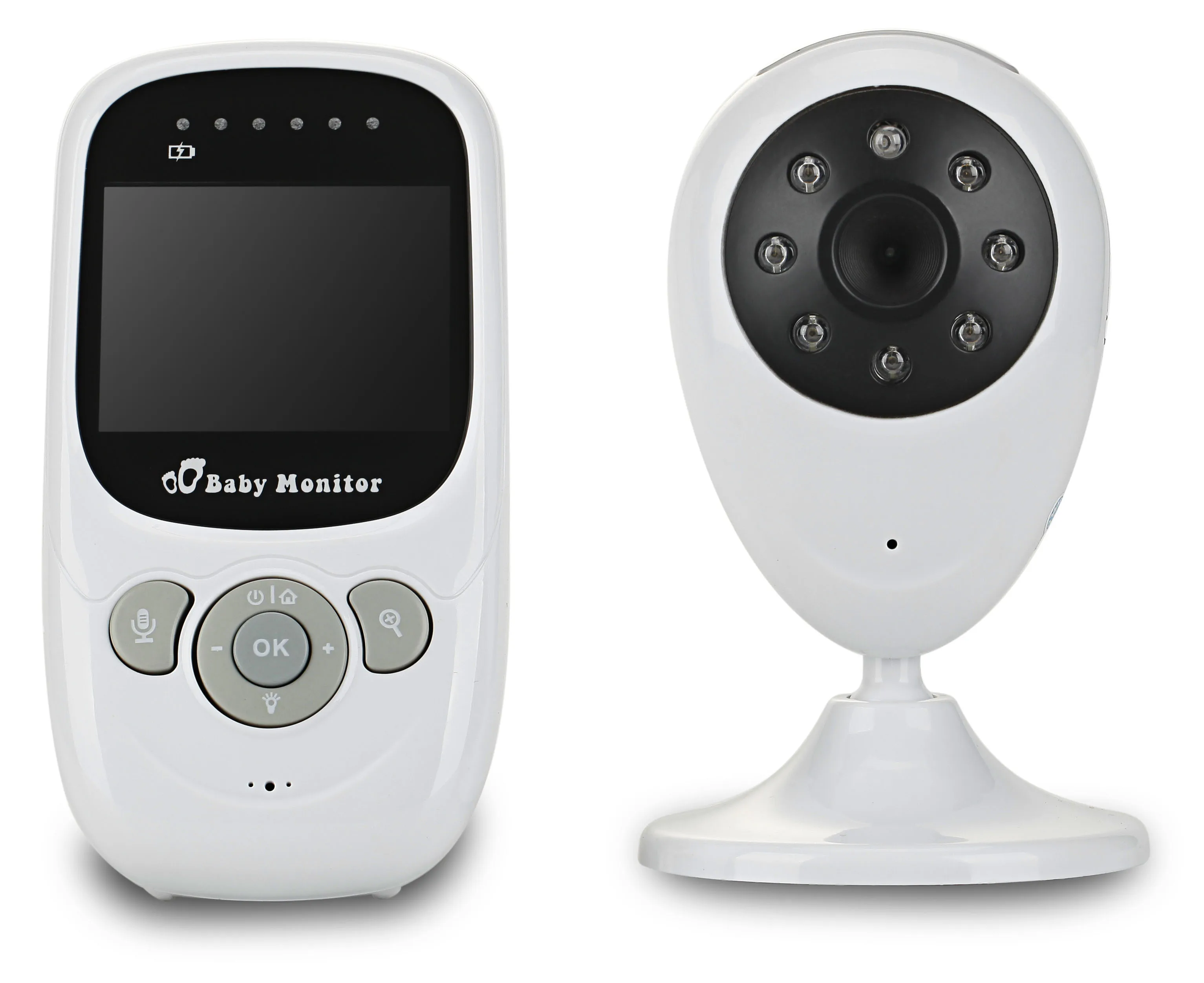 2,4 дюймовый ЖК-дисплей Беспроводная Детская Цифровая камера монитор двусторонняя связь ночное видение детская камера