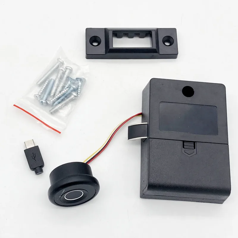 XVB New Design Zinc alloy surface shell Indoor Smart Lock Electronic Keyless Digital Fingerprint Handle Password Lock