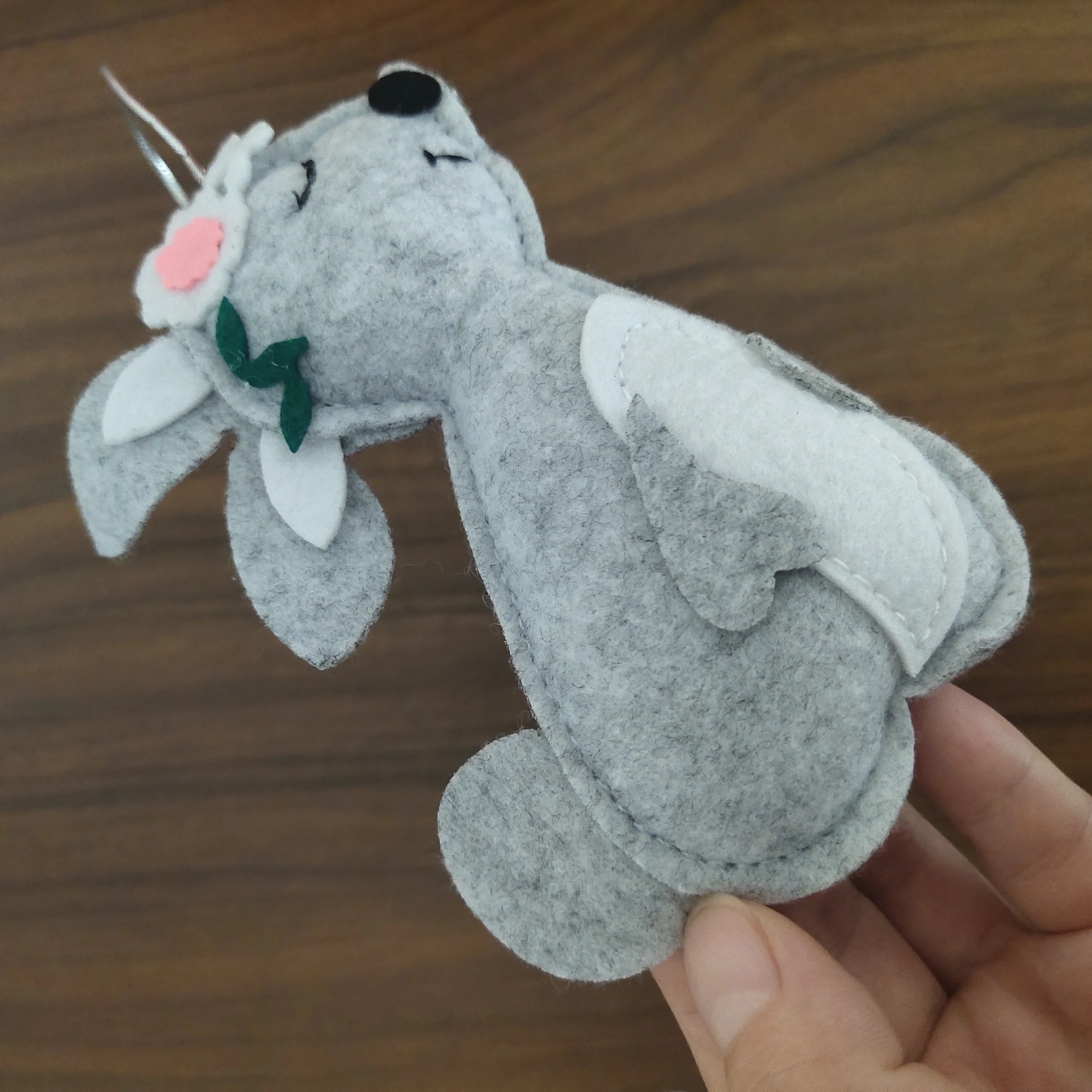 DIY Animal Pattern Felt Sewing Doll Kit for Kids Doll