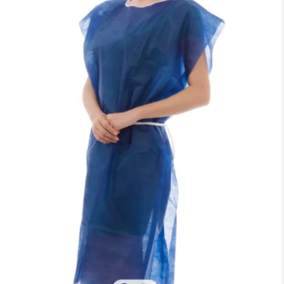 pp 35 gsm isolation gown sleeveless disposable isolation gowns
