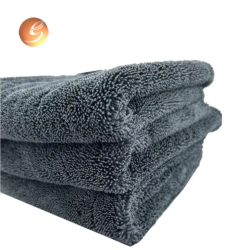 High quality Soft microfiber towel  car high quality  car wash towel twisted loop microfiber car drying towel