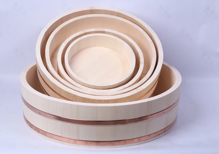 
Japanese Wooden Sushi Berrel Sushi Oke Sushi Hangiri 