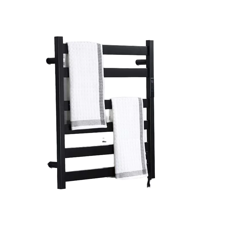 Hot sale 2 tiers 304 stainless steel bathroom wall mount heated towel warmer rack