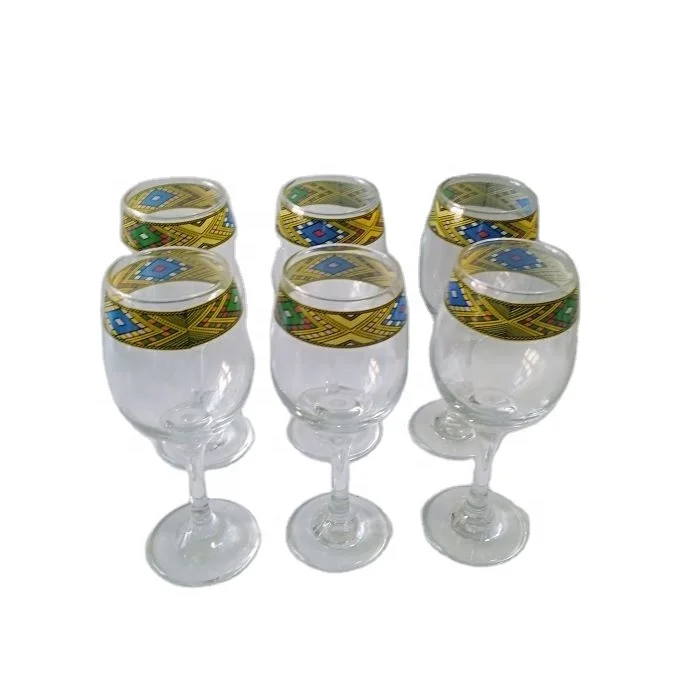 2022 Hot sale glass wine cup set 6pcs tilet zuria