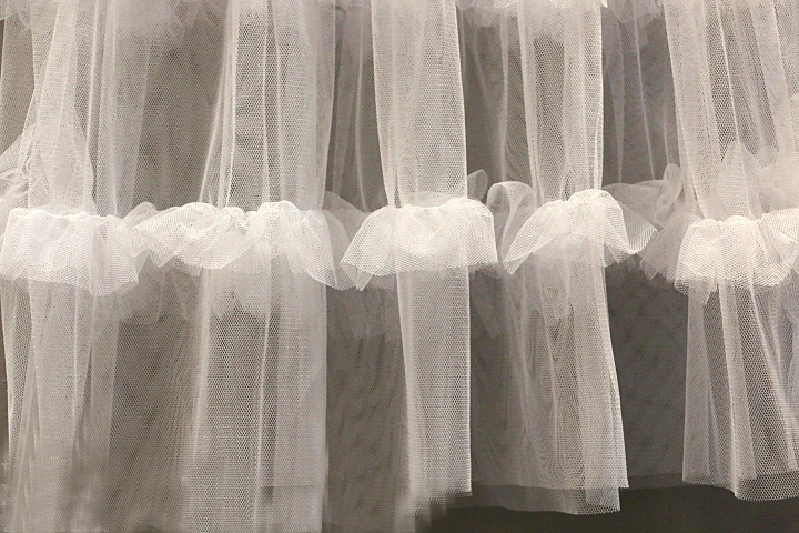 New Trend Hot Selling Kids Mesh Chiffon Patchwork Long Shirt Dress Short Sleeve Girls Party Dresses