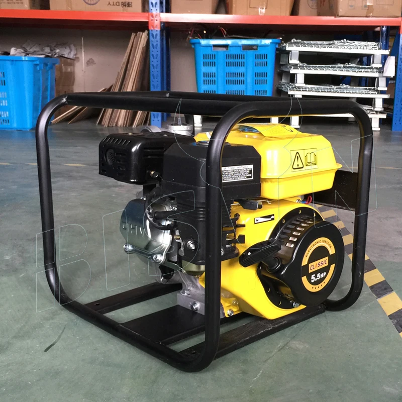 BISON China 2 Inch CE Standard Gasoline Iron Water Pump high lifting pump wp20