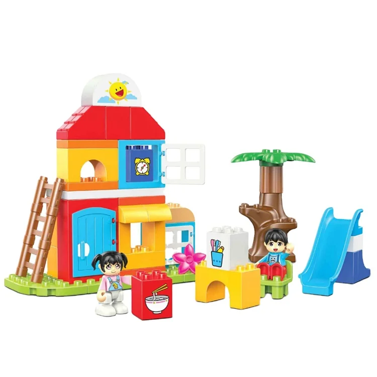 Kids Early Learning Educational Bricks Safe Plastic ABS Large Classic Basic STEM Building Blocks Toys Compatible Sets