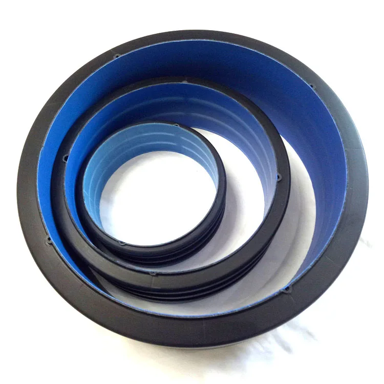 Двойная гофрированная дренажная система JuBo HDPE, канализационная труба, сельскохозяйственное орошение, перфорированная пластиковая труба для бурения
