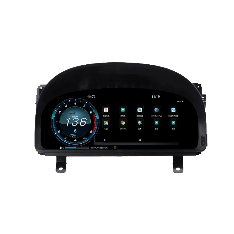  Автомобильный цифровой спидометр 2 + 32G с ЖК-дисплеем на базе Android для Alphard 2008-2014 20 series