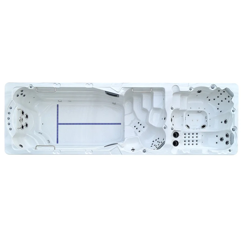 Outdoor Deluxe Endless Pool Spa Swimming Pool Swim Spa