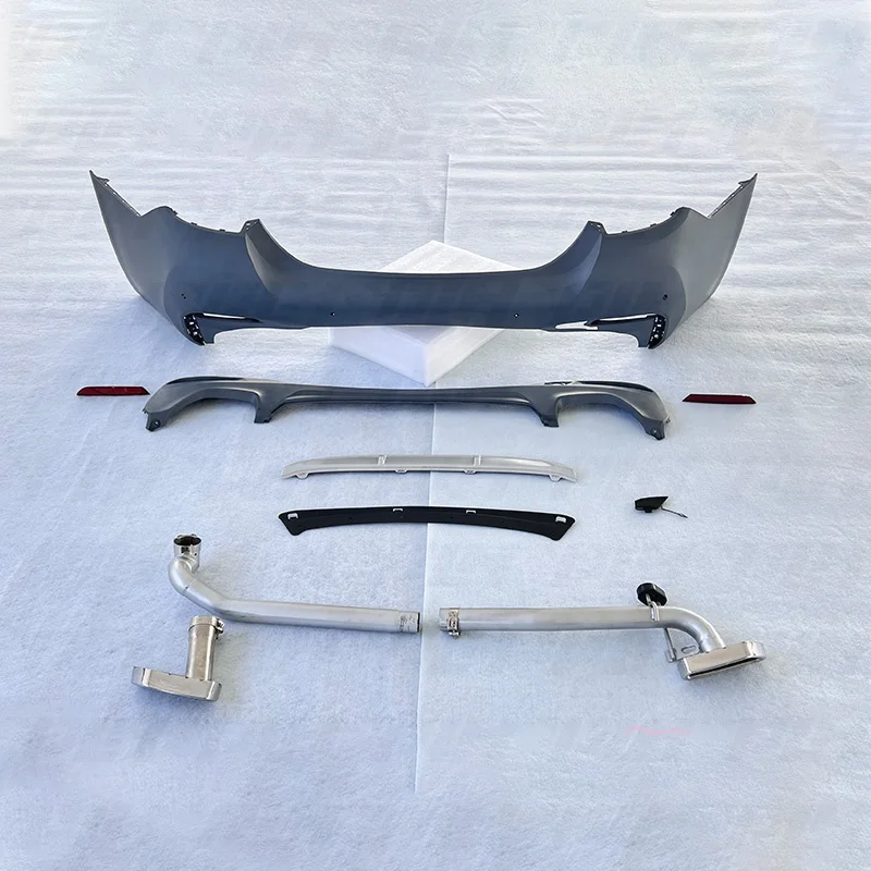 Car Modified Parts F10 F18 to G30 G38 LCI MT Style Bodykit PP Bonnet Cover Include Headlight /Taillight/Hood/Fender Plate