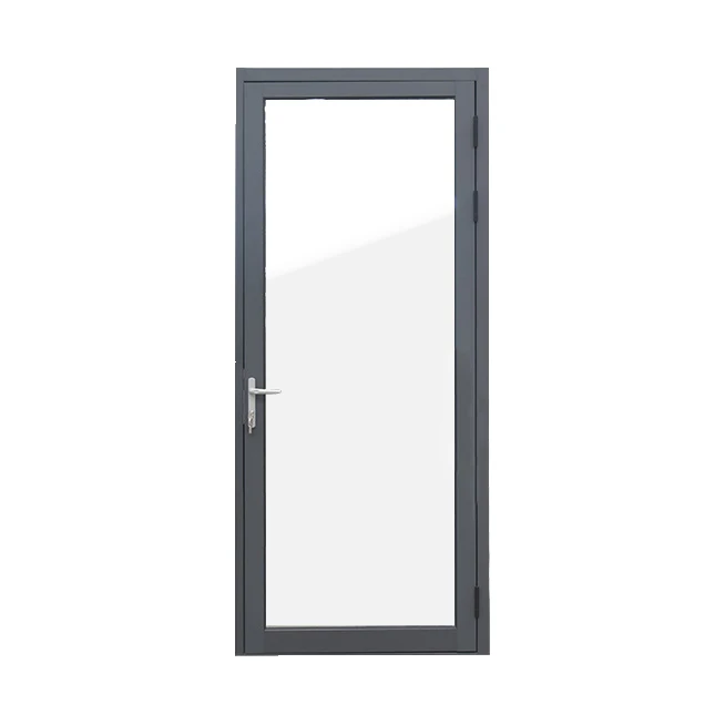 Australian Standard AS 2047 Aluminum Casement Door Hinged Glass Door Commercial Systems Hinged Door for Office Hot Sale