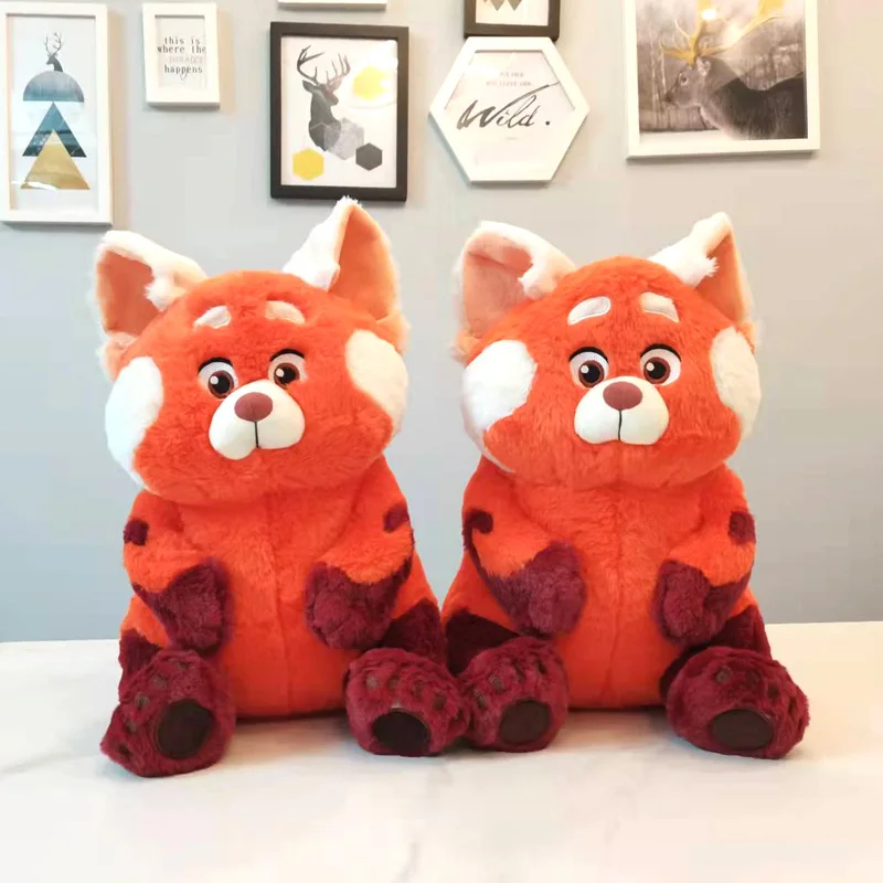 YWMX 30cm Turn Red Plush Toy Red Panda Youth Doll Raccoon Plush Stuffed Toys for Kids Room Decoration Wholesale