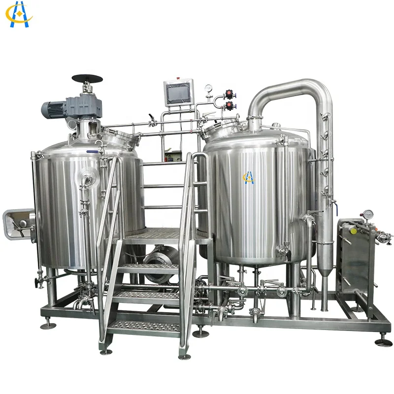 Good quality 1bbl 2bbl 3bbl 4bbl 5bbl residential stainless steel beer brewing equipment  with Thermometer