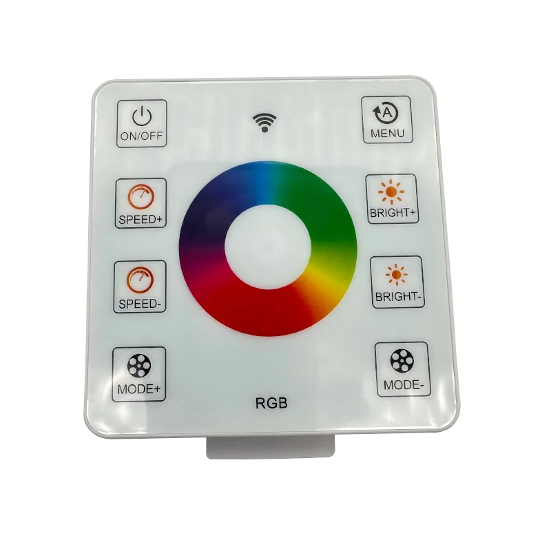 DC5-24V RF8K светодиодный переключатель диммер цветная панель сенсорный контроллер настенный Светодиодная лента освещения