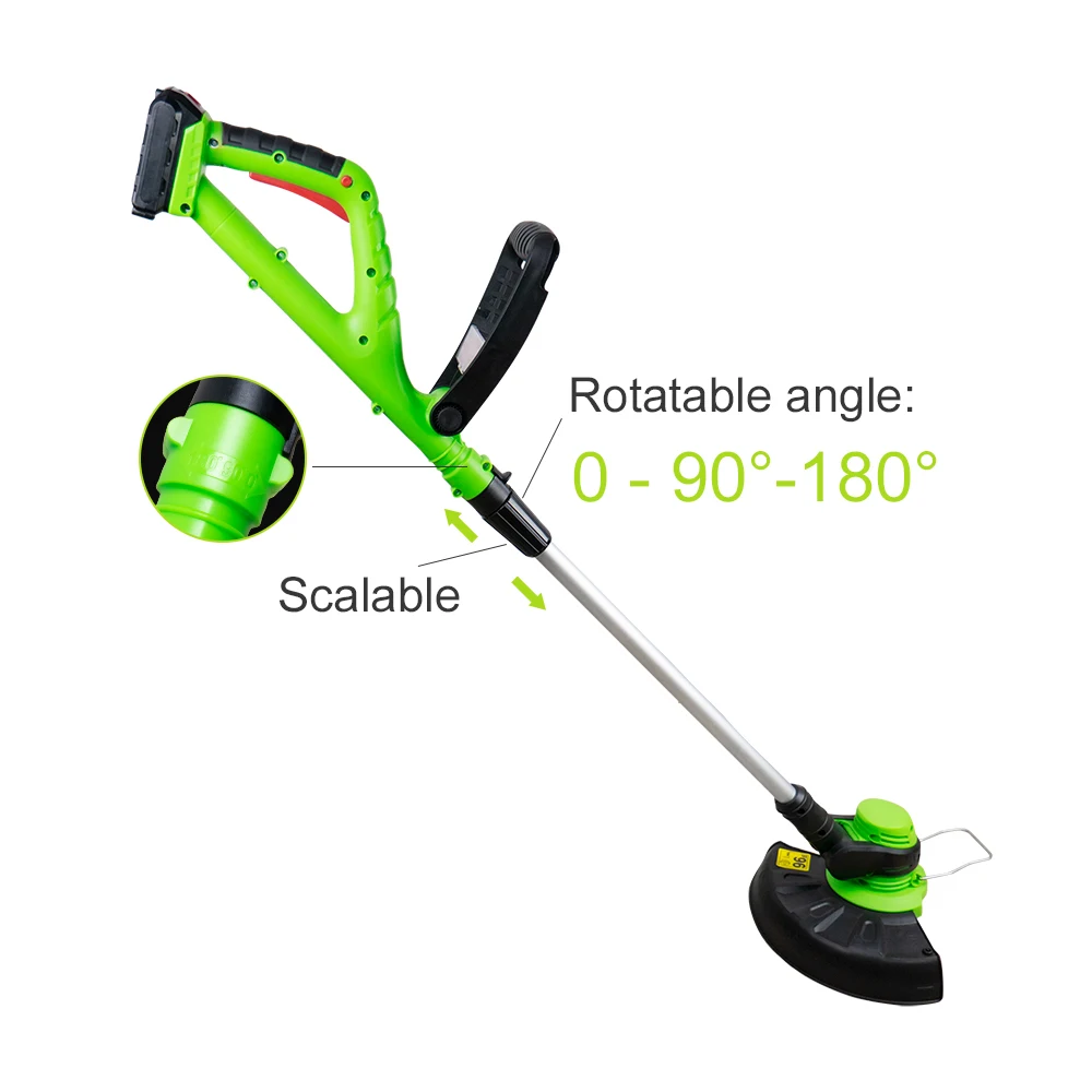 Cordless Trimmer Lithium Battery Power Brush Cutter Electric 20V Motor Grass Trimmer Power String Trimmer