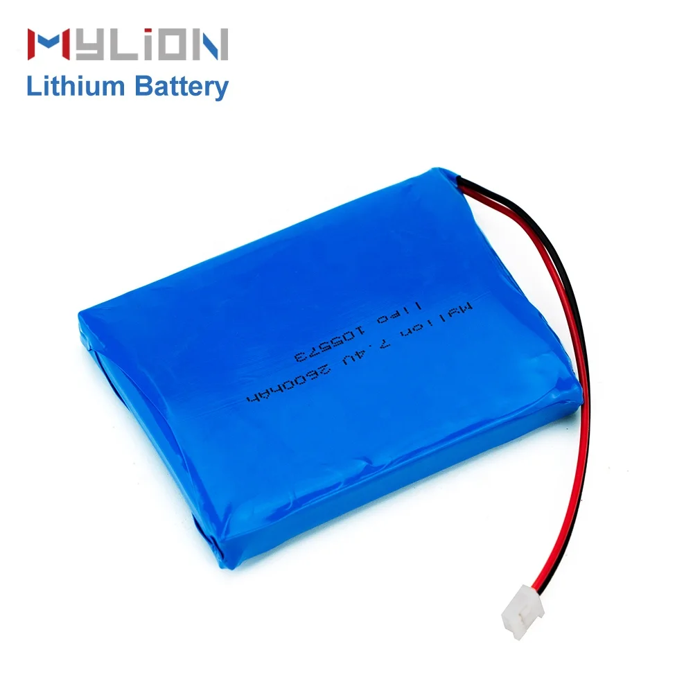 mylion lipo 7.4v litium batteries, baterias lipo 7.4, battery rechargeable for consumer electronics