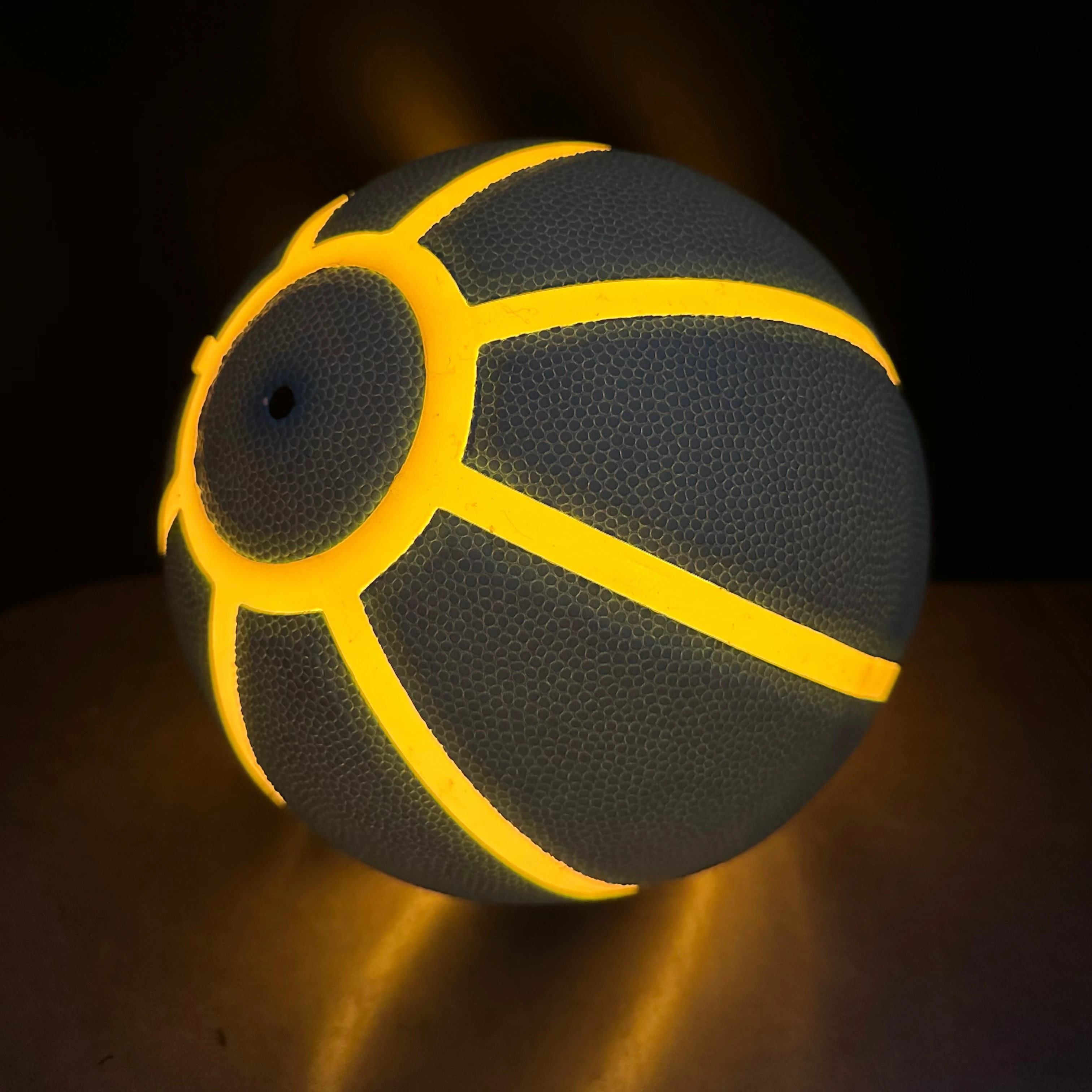 Мини-размер автоматический переключатель цвета СВЕТОДИОДНЫЙ баскетбол новый дизайн светящийся в темноте Баскетбол