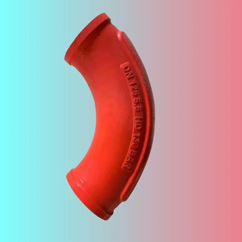 0166040B9100 / 001693302A0508000 - Zoomlion Concrete Pump Elbow Dn125 R 275 90 Degree