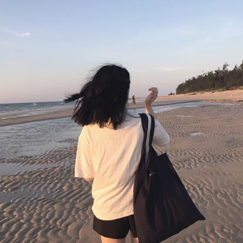 Wholesale Top Quality Black Big Canvas Tote Bag Cotton Shopping Bag Beach Tote Bag With Custom Printed Logo