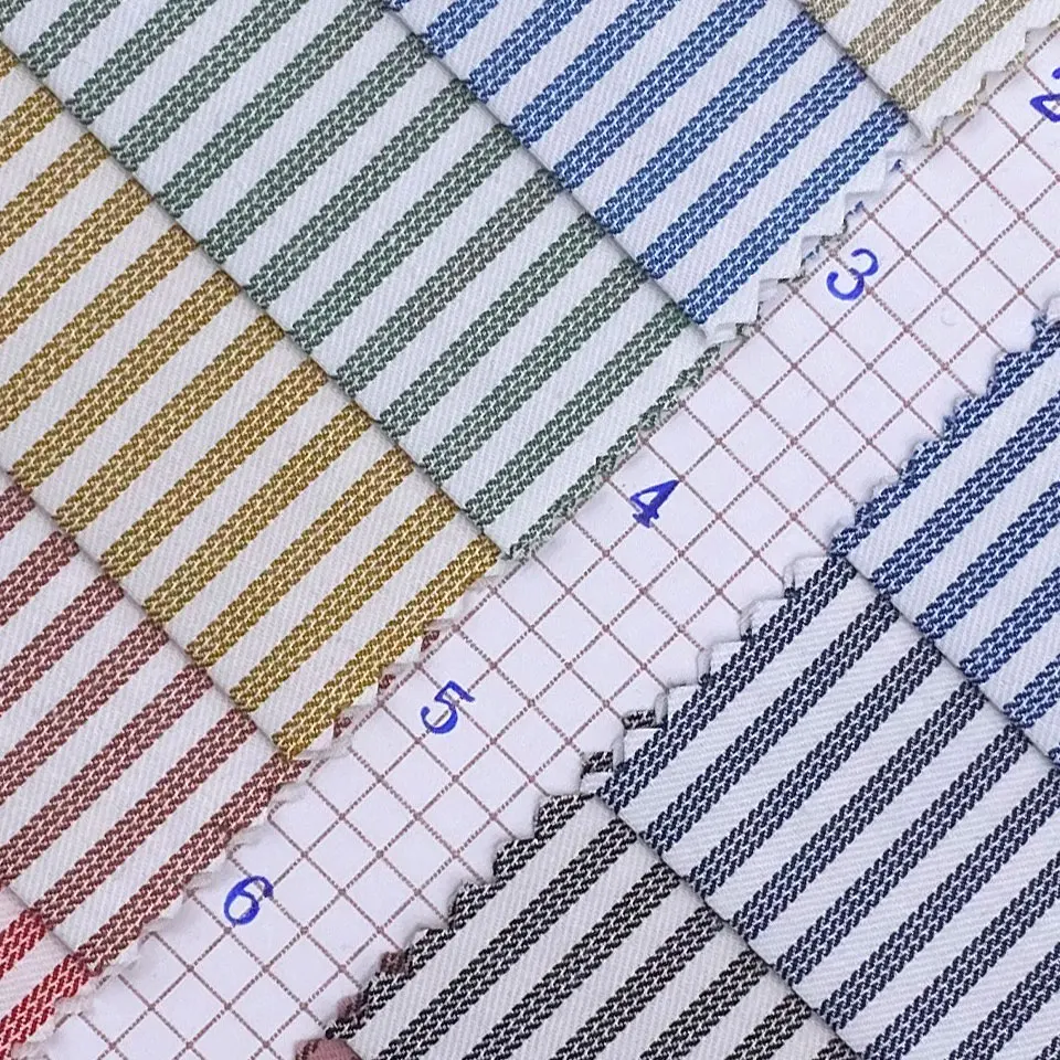 China factory clearance price all kind different color pattern plaid stripe check woven stock yarn dyed shirting fabric