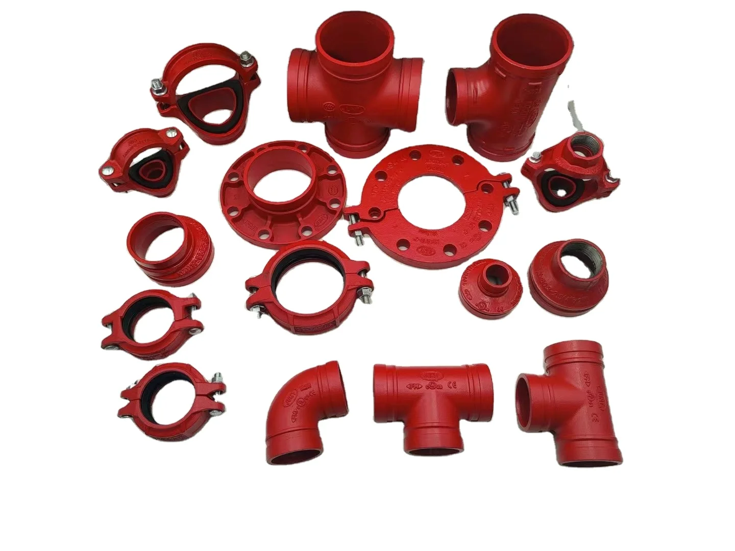 Fire Reducer Pipe Fittings Ductile Iron Threaded or Grooved Concentric Reducer UL FM