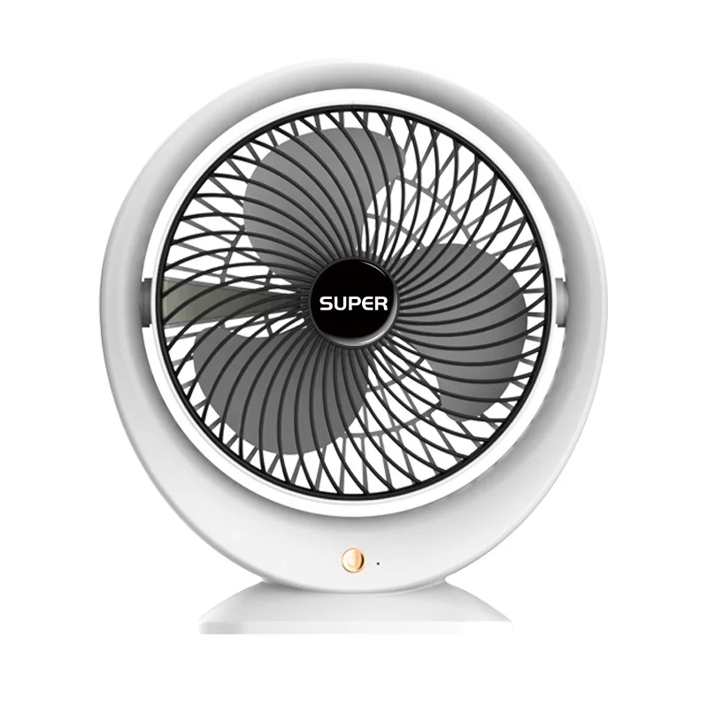 Home Office Travel Desktop Fan USB Rechargeable Portable Mini Strong Wind Table Fan