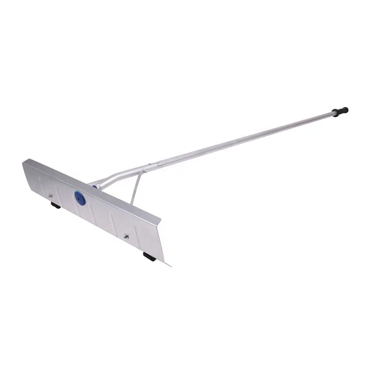 Aluminum Blade Roof Rake with Roller Wheels Snow Off House