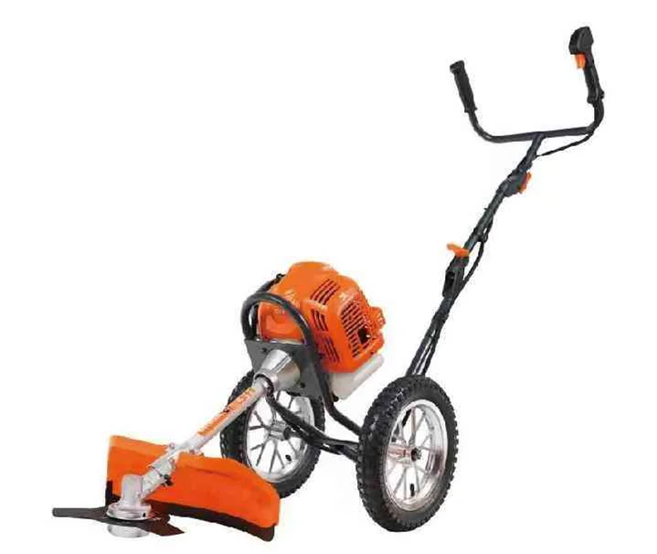 Two stroke 2.0HP hand push gasoline brush cutter for sale or use