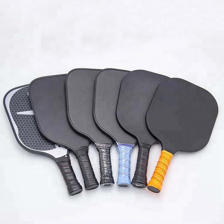 Новый дизайн, лопастная ракетка из графитового углеродного волокна, нейлоновая сетчатая ракетка для маринования с деревянным захватом