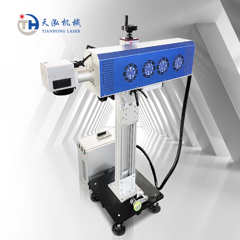 High Speed Auto Online Powermark Flying Co2 Laser Marking Machine Davi Source