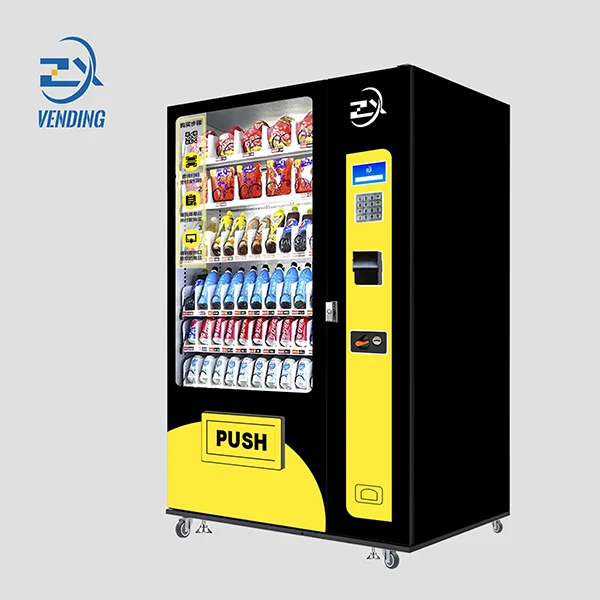 ZXvending 24 Hours Self Auto Service Combo Snack And Beverage Vending Machine