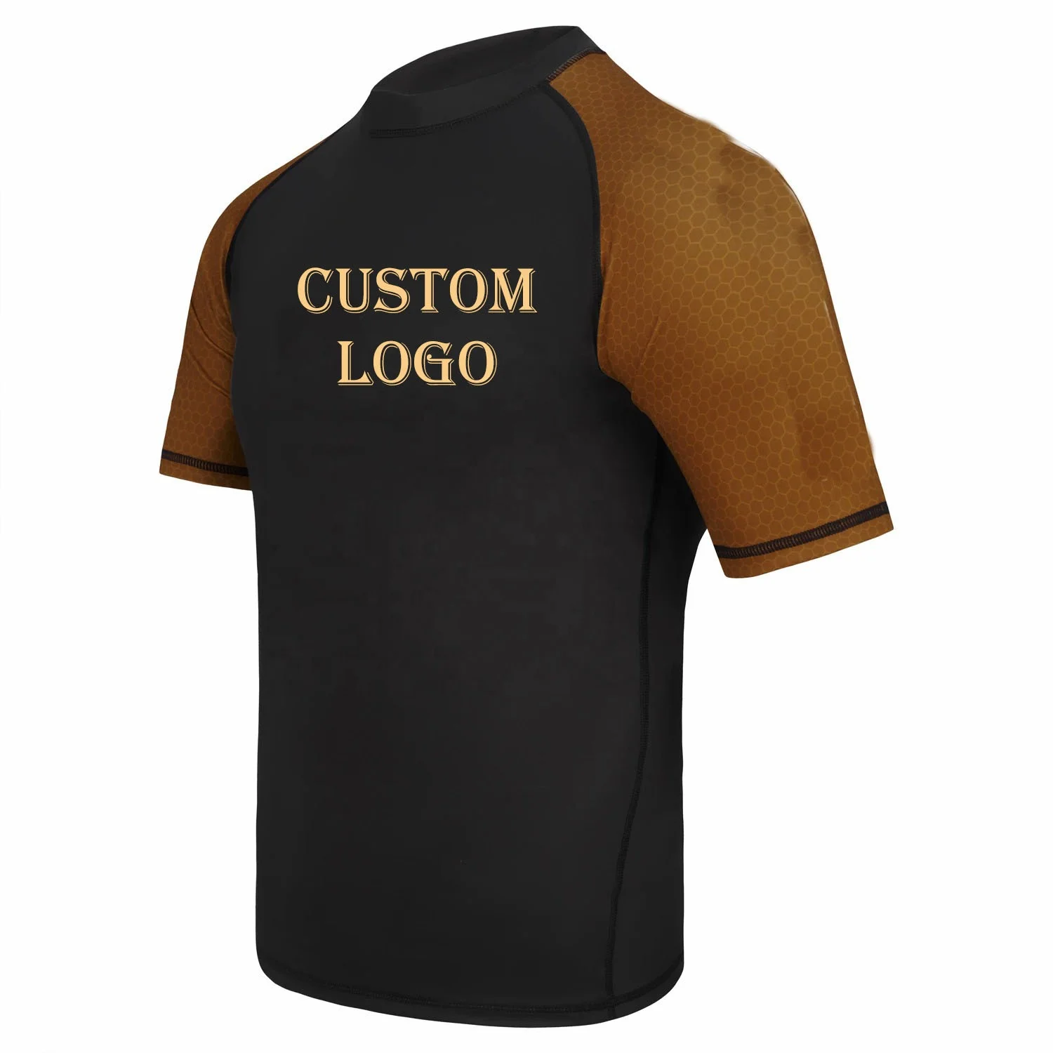 Sun protective surfing shirt short sleeve UPF 50 men rash guards shirt uv rashguard shirts beach wetsuit rashies