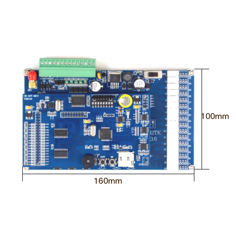 Multi-function Wiegand Network 4 Doors Smart Access Control System Board With Software