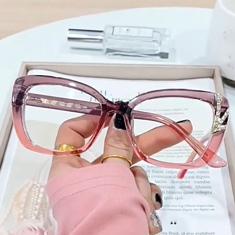 2024 Newest Computer Blue Light Blocking Protection Eye Glasses Women Men Eyeglasses Frame 2023 Latest Optical  Fashion