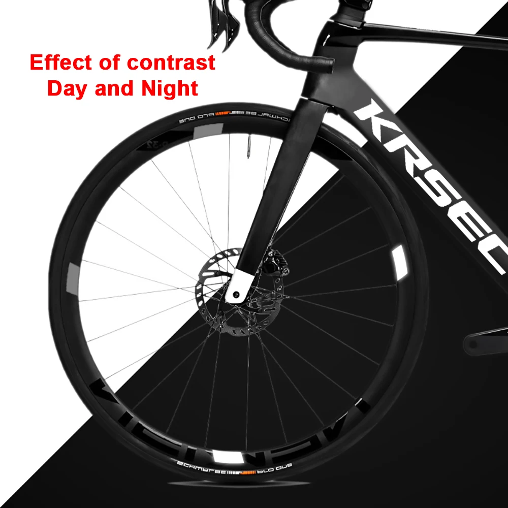 Popular type protection cycle sticker refect light mtb bike bicycle stickers accessories