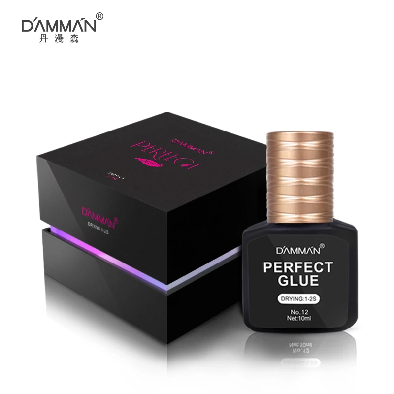 Клей для ресниц от частного бренда DAMMAN гель 1-2 сек сухой 7-8 недель профессиональный