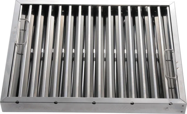 Kitchen Range Hood Stainless Steel Baffle Grease Filter
