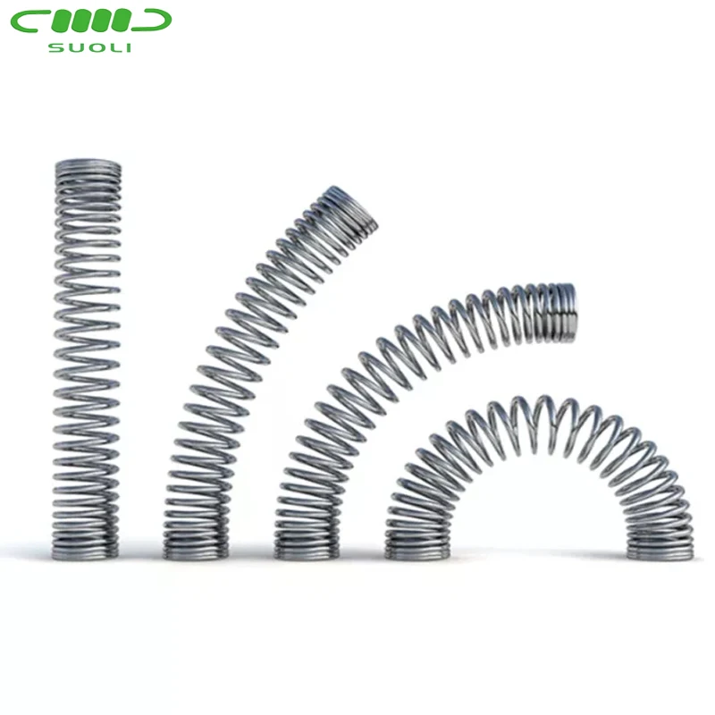 Factory Custom Heavy Duty Large Compression Coil Spring Stainless Zinc Chroming Wire Forming Coil Spring  For Car