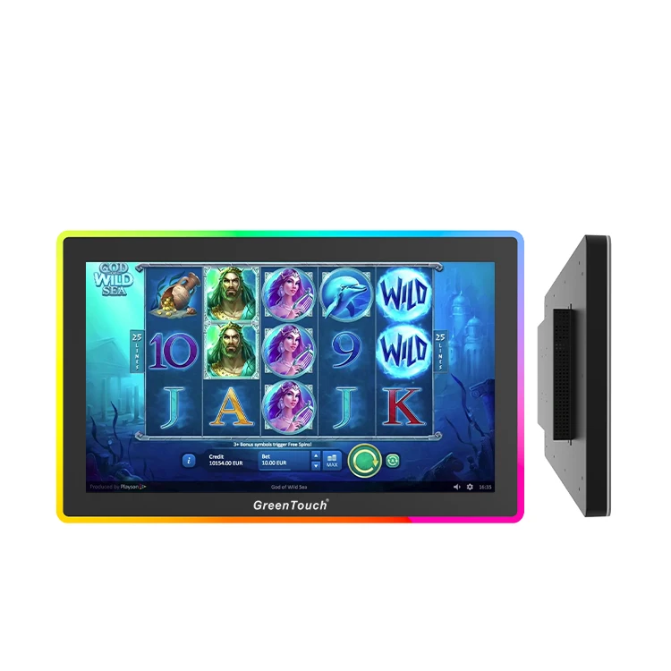 GT LED-Framed Monitor 27 inch capacitive touch screen with DP HD port